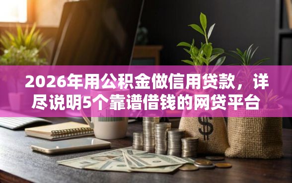 2026年用公积金做信用贷款，详尽说明5个靠谱借钱的网贷平台
