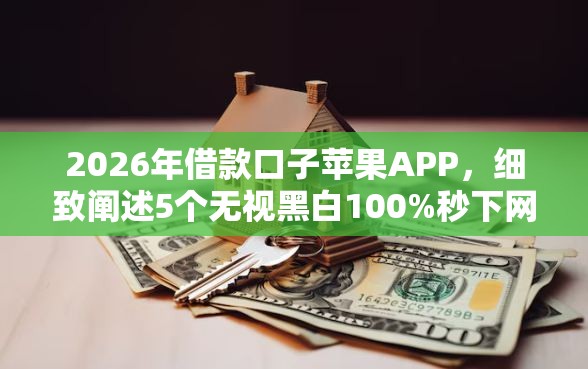 2026年借款口子苹果APP，细致阐述5个无视黑白100%秒下网贷小额夜间口子