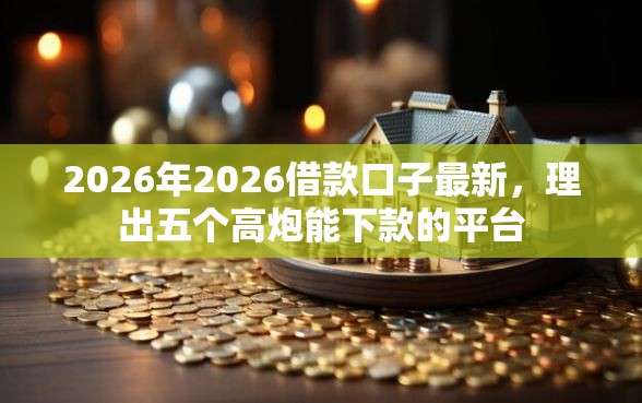 2026年2026借款口子最新，理出五个高炮能下款的平台