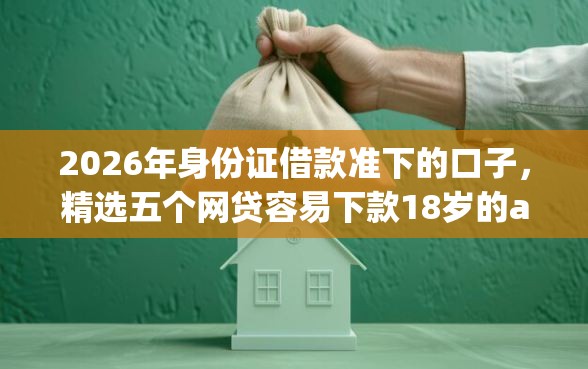 2026年身份证借款准下的口子，精选五个网贷容易下款18岁的app