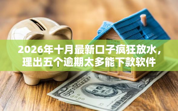2026年十月最新口子疯狂放水，理出五个逾期太多能下款软件