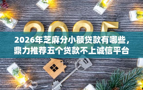 2026年芝麻分小额贷款有哪些，鼎力推荐五个贷款不上诚信平台的app