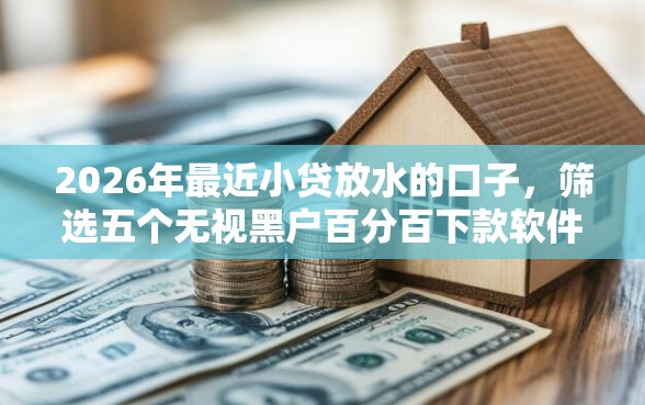 2026年最近小贷放水的口子，筛选五个无视黑户百分百下款软件