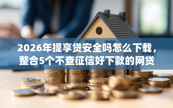 2026年提享贷安全吗怎么下载，整合5个不查征信好下款的网贷app