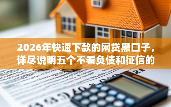 2026年快速下款的网贷黑口子，详尽说明五个不看负债和征信的app