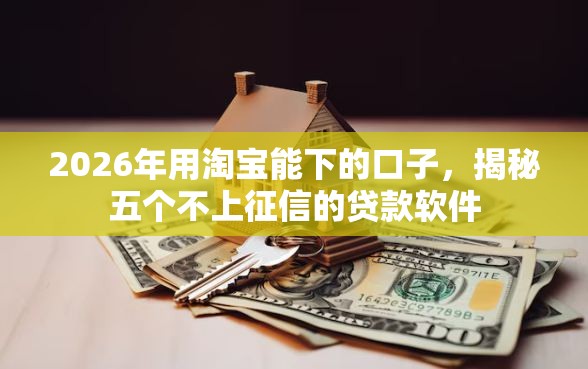 2026年用淘宝能下的口子，揭秘五个不上征信的贷款软件