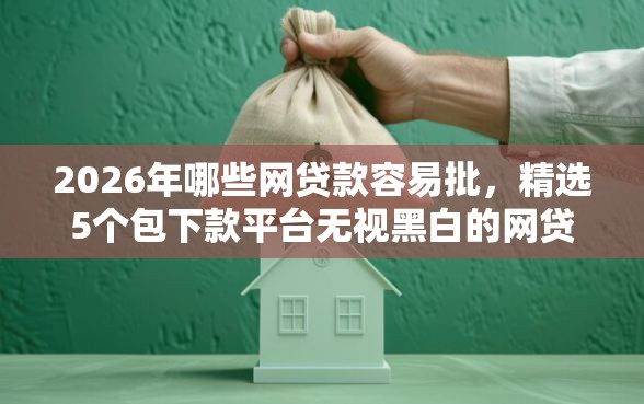 2026年哪些网贷款容易批，精选5个包下款平台无视黑白的网贷