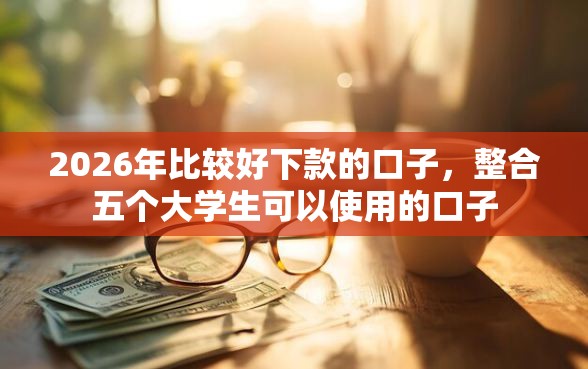 2026年比较好下款的口子，整合五个大学生可以使用的口子