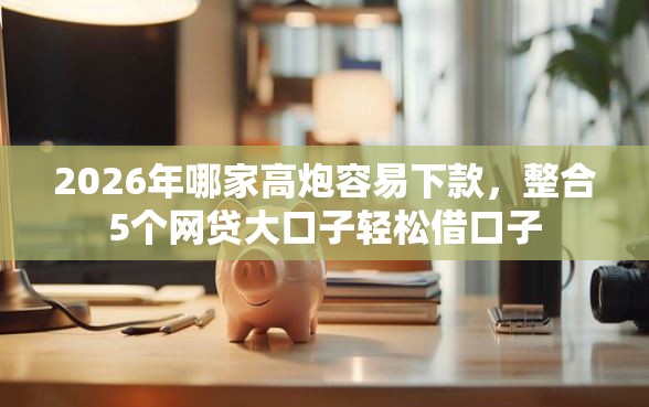 2026年哪家高炮容易下款，整合5个网贷大口子轻松借口子