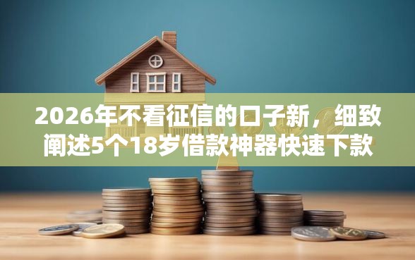 2026年不看征信的口子新，细致阐述5个18岁借款神器快速下款口子