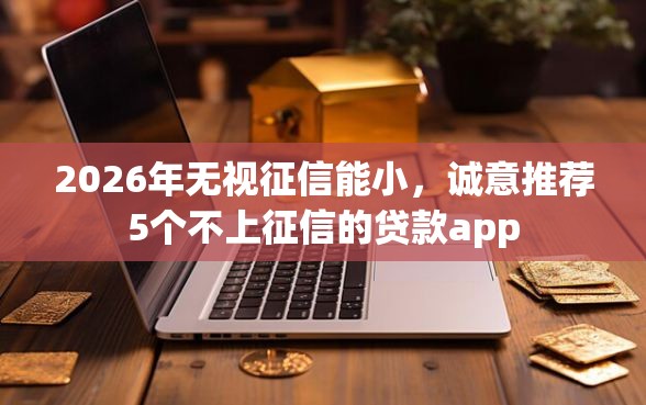 2026年无视征信能小，诚意推荐5个不上征信的贷款app
