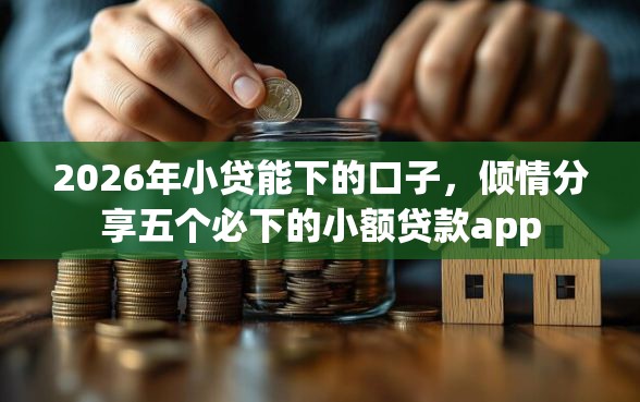 2026年小贷能下的口子，倾情分享五个必下的小额贷款app
