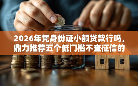 2026年凭身份证小额贷款行吗，鼎力推荐五个低门槛不查征信的平台