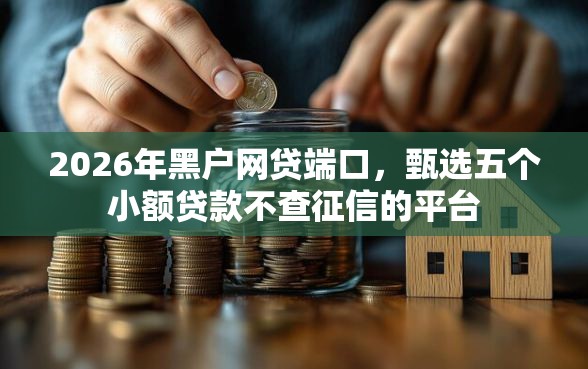 2026年黑户网贷端口，甄选五个小额贷款不查征信的平台