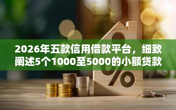 2026年五款信用借款平台,细致阐述5个1000至5000的小额贷款平台 2026年五款信用借款平台,细致阐述5个1000至5000的小额贷款平台
