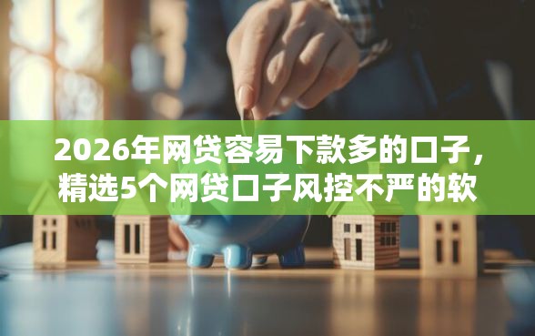 2026年网贷容易下款多的口子，精选5个网贷口子风控不严的软件