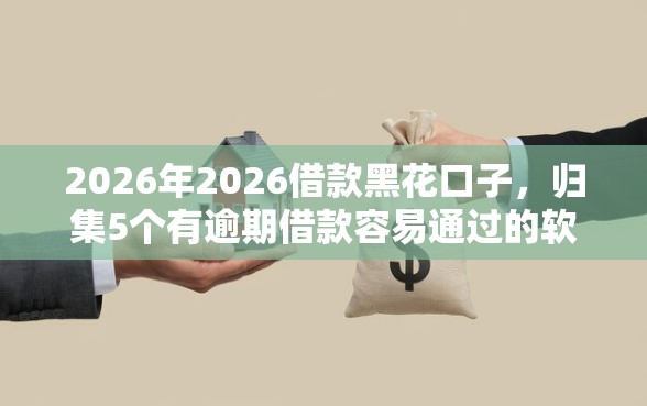 2026年2026借款黑花口子，归集5个有逾期借款容易通过的软件