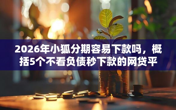 2026年小狐分期容易下款吗，概括5个不看负债秒下款的网贷平台