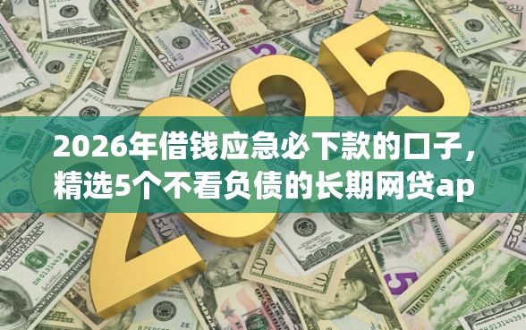 2026年借钱应急必下款的口子，精选5个不看负债的长期网贷app