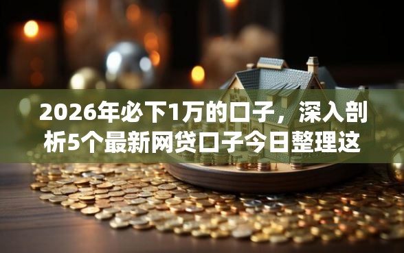 2026年必下1万的口子，深入剖析5个最新网贷口子今日整理这五个app
