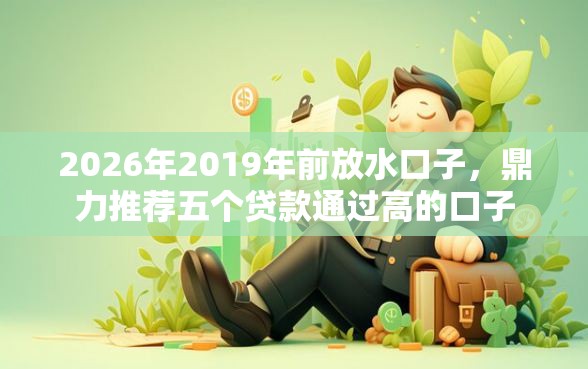 2026年2019年前放水口子，鼎力推荐五个贷款通过高的口子