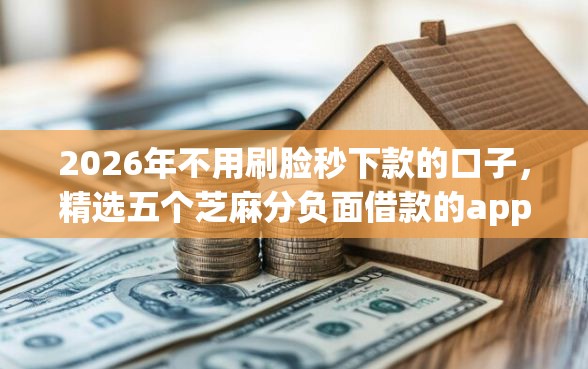 2026年不用刷脸秒下款的口子，精选五个芝麻分负面借款的app
