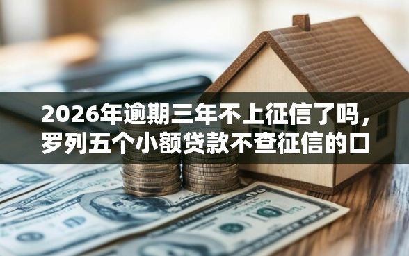 2026年逾期三年不上征信了吗，罗列五个小额贷款不查征信的口子