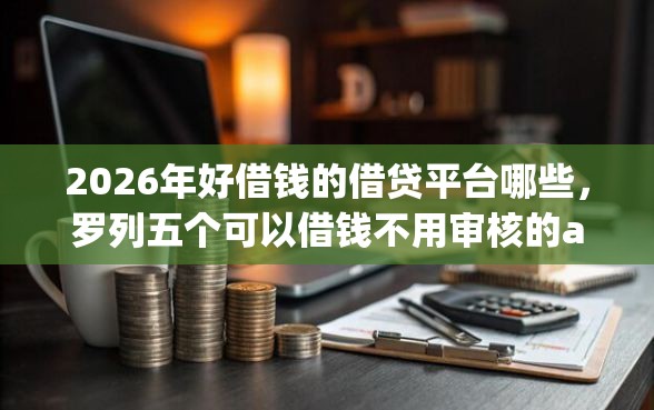 2026年好借钱的借贷平台哪些，罗列五个可以借钱不用审核的app