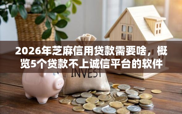 2026年芝麻信用贷款需要啥，概览5个贷款不上诚信平台的软件