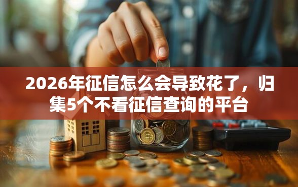 2026年征信怎么会导致花了，归集5个不看征信查询的平台