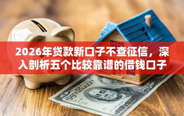 2026年贷款新口子不查征信，深入剖析五个比较靠谱的借钱口子