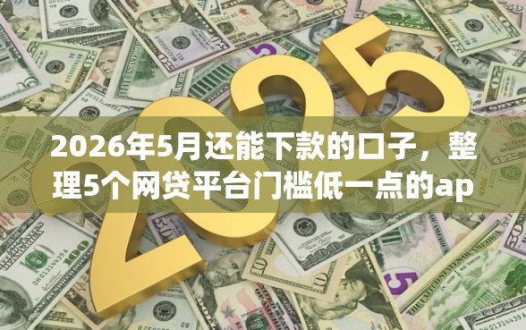 2026年5月还能下款的口子，整理5个网贷平台门槛低一点的app