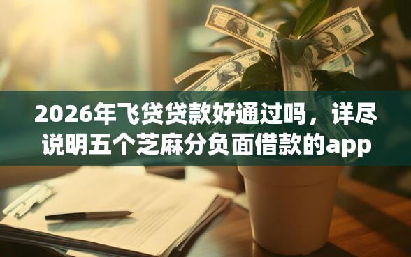 2026年飞贷贷款好通过吗，详尽说明五个芝麻分负面借款的app