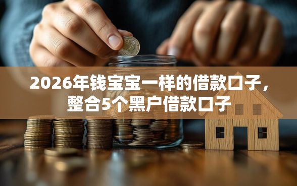 2026年钱宝宝一样的借款口子，整合5个黑户借款口子