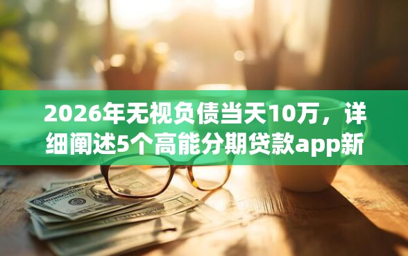 2026年无视负债当天10万,详细阐述5个高能分期贷款app新秀 2026年无视负债当天10万,详细阐述5个高能分期贷款app新秀
