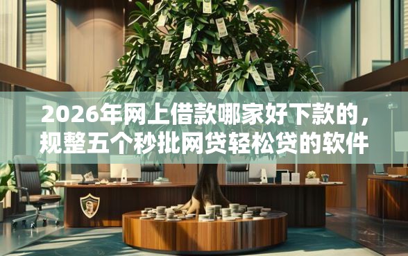 2026年网上借款哪家好下款的，规整五个秒批网贷轻松贷的软件