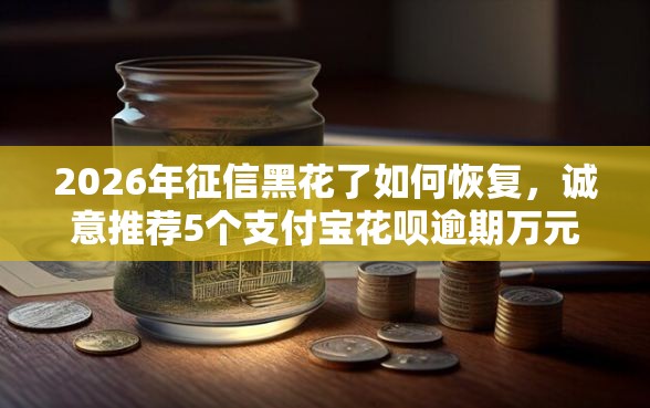 2026年征信黑花了如何恢复，诚意推荐5个支付宝花呗逾期万元快速贷款平台