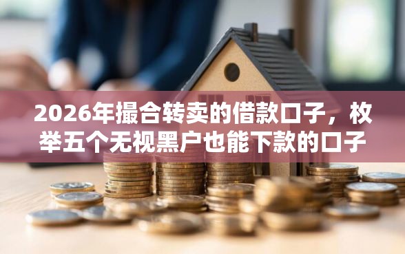 2026年撮合转卖的借款口子，枚举五个无视黑户也能下款的口子