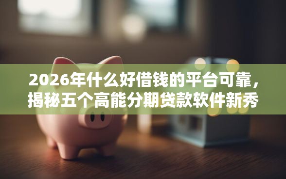 2026年什么好借钱的平台可靠，揭秘五个高能分期贷款软件新秀