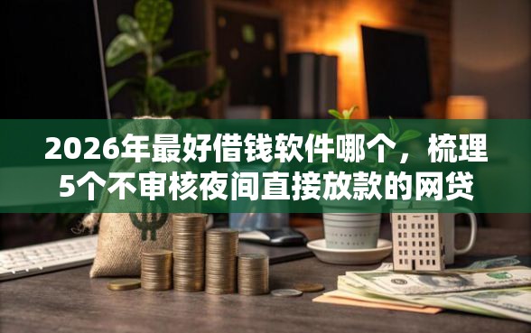2026年最好借钱软件哪个，梳理5个不审核夜间直接放款的网贷口子