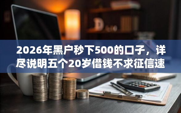 2026年黑户秒下500的口子，详尽说明五个20岁借钱不求征信速借app
