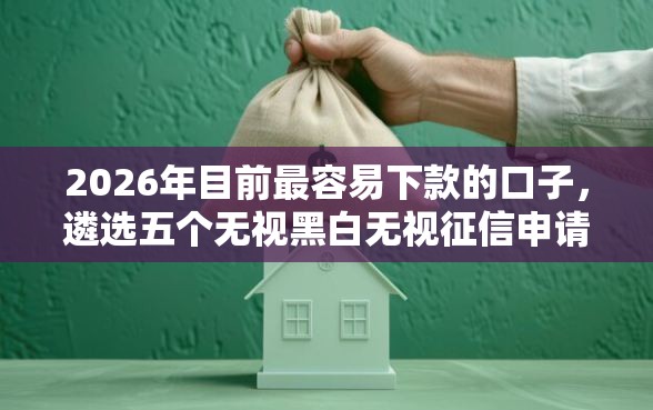 2026年目前最容易下款的口子,遴选五个无视黑白无视征信申请就下款的平台 2026年目前最容易下款的口子,遴选五个无视黑白无视征信申请就下款的平台