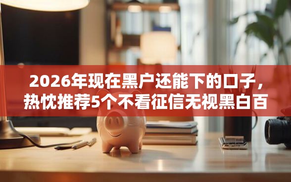 2026年现在黑户还能下的口子，热忱推荐5个不看征信无视黑白百分百下款平台