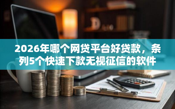 2026年哪个网贷平台好贷款，条列5个快速下款无视征信的软件