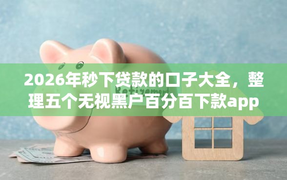 2026年秒下贷款的口子大全，整理五个无视黑户百分百下款app