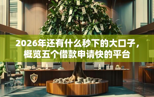 2026年还有什么秒下的大口子，概览五个借款申请快的平台