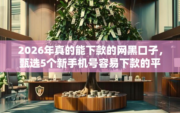 2026年真的能下款的网黑口子，甄选5个新手机号容易下款的平台