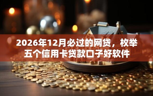 2026年12月必过的网贷，枚举五个信用卡贷款口子好软件