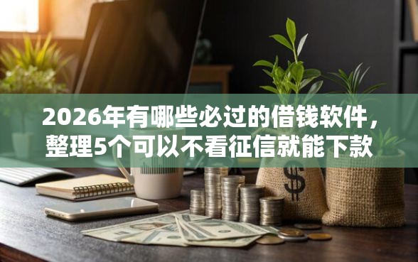 2026年有哪些必过的借钱软件，整理5个可以不看征信就能下款的软件
