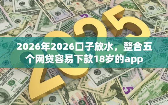 2026年2026口子放水，整合五个网贷容易下款18岁的app